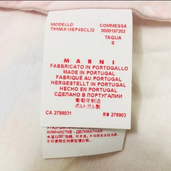 Marni Pink Graphic T-Shirt - Picture 4 of 4